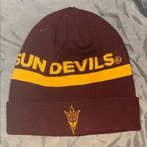 Adidas - Sun Devils Maroon & Gold Beanie Hat